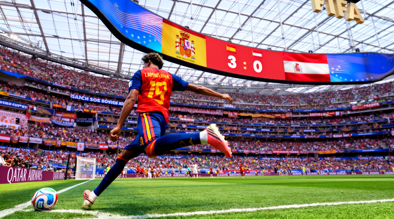 乐竞体育平台 - 西班牙3-0完胜奥地利！18岁小将拉米内·亚马尔：世界杯现在才开始 - 乐竞体育